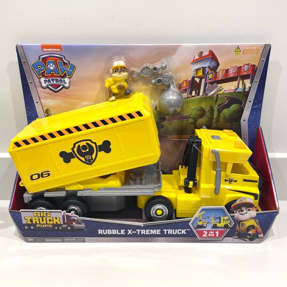 NEW Paw Patrol Big Truck Pups Rubble X-Treme Toy Truck